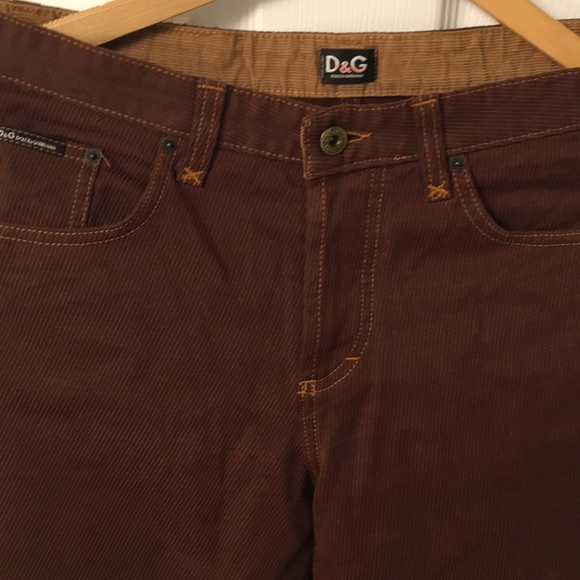 HP 5/10 Authentic Dolce &Cabanna Colduroy Jeans:35 - Picture 7 of 8
